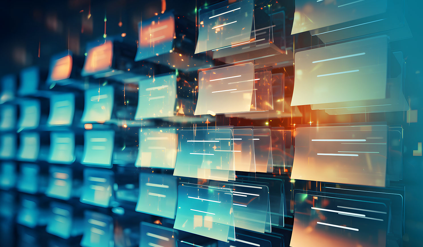 Immagine file digitali che rappresenta la conservazione digitale dei documenti a norma