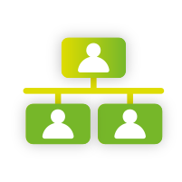 icona-servizio-outsourcing Icona per il servizio outsourcing Evolve: professionisti integrati all'interno di aziende clienti